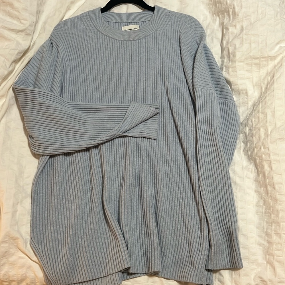Abercrombie soft blue sweater